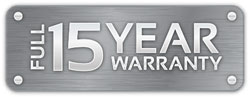 15-year warranty